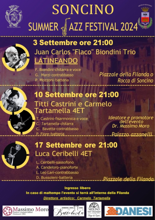 SONCINO SUMMER JAZZ FESTIVAL 2024